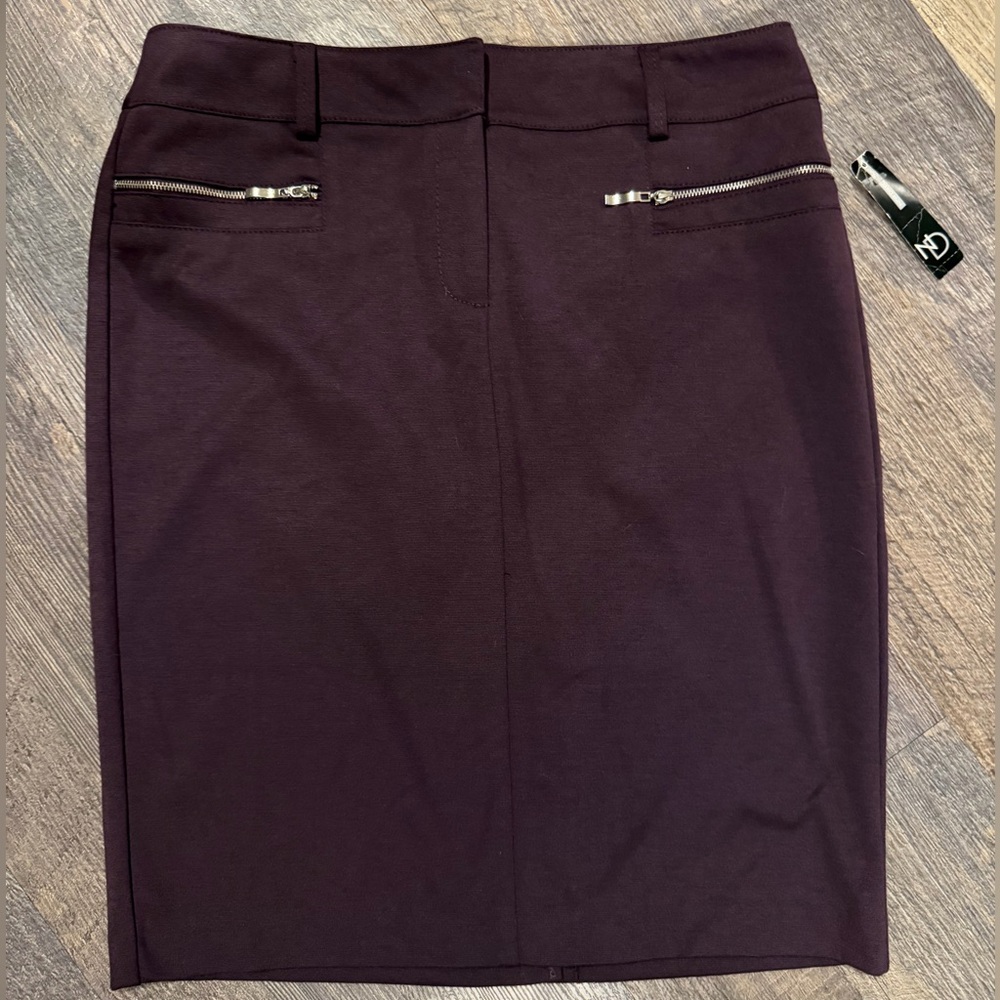 ND eggplant Pencil Skirt NWT